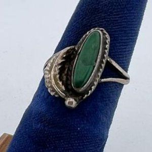 Navajo Sterling Silver Turquoise Ring